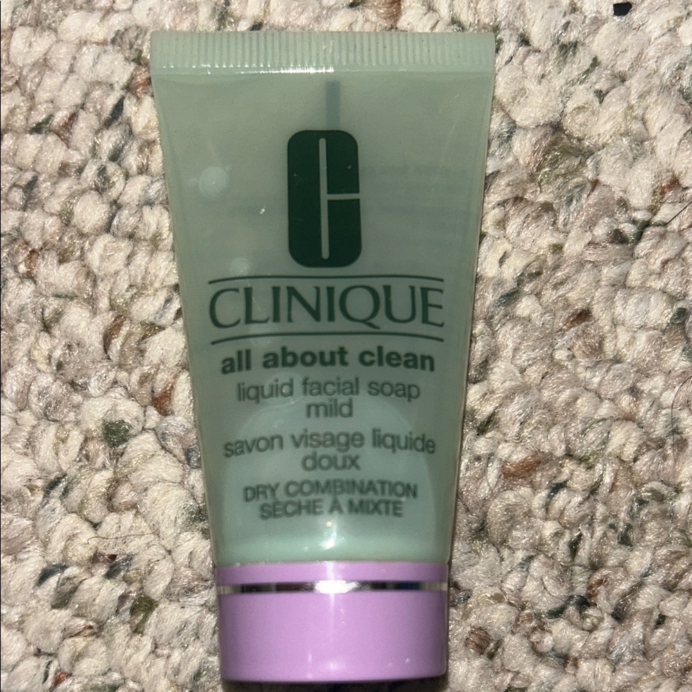 Clinique All About Clean Liquid Facial Soap - Mild ( unused ) 1 oz travel size